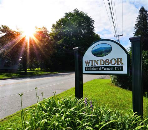 The Town of Windsor, Vermont