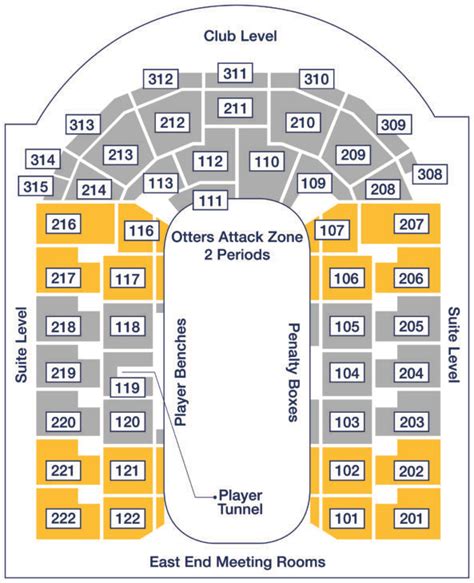 Erie Insurance Arena Seating Chart – Erie Otters