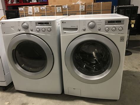 LG WHITE FRONTLOAD WASHER & DRYER SET - Able Auctions