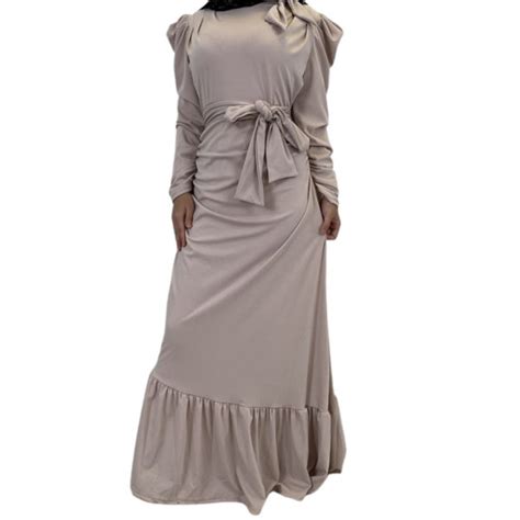 Long Sleeve Ruffled Maxi Party Dress – after MODA