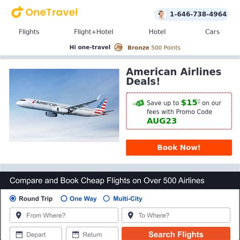 Book American Airlines Deals Today! - One Travel