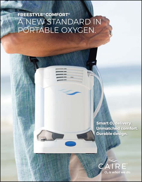 Caire Freestyle Comfort Portable Oxygen Concentrator (5 Liter) - Global ...