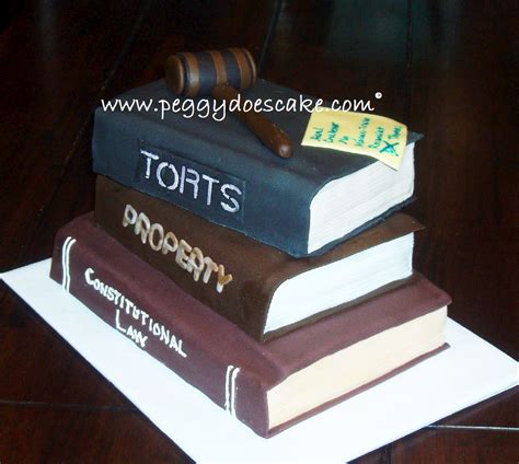 Peggy Does Cake.: Hey, stop stealing photos of my law school graduation cake with gavel - and no ...