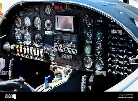 cockpit of an airplane. inside a airplane cockpit, little airplanes ...