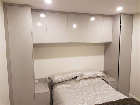 Overbed fitted wardrobes and storage units, bespoke overhead storage