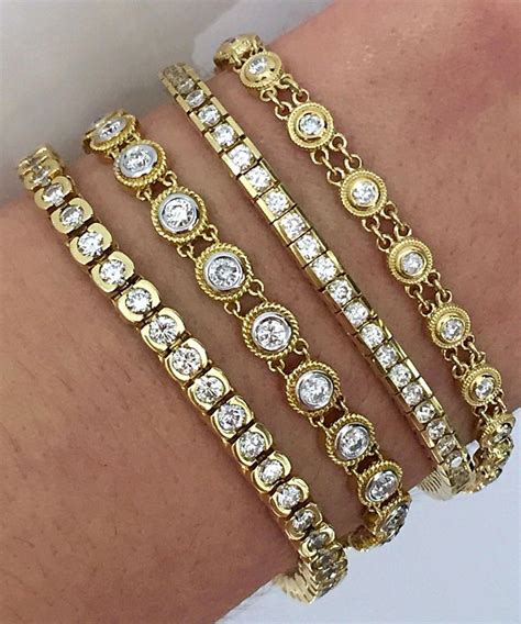 Here's some great tennis bracelet! #tennisbracelet | Tennis bracelet in 2019 | Bracelets ...