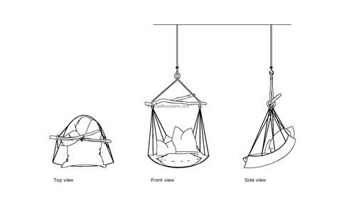 Hammock Chair - Free CAD Drawings