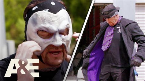 WWE's Most Wanted Treasures: Undertaker Spots His Purple Gear And Mask In Storage Unit | A&E ...