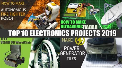 Top 10 Latest DIY Electronics Projects For Students - YouTube