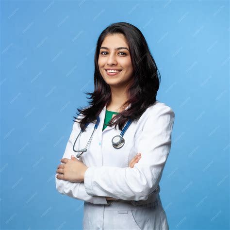 Premium Photo | Medical concept of Indian beautiful female doctor in ...