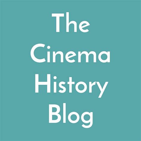 The Cinema History Blog
