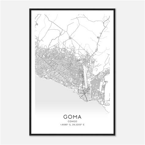 Goma - Custom Maps & Posters