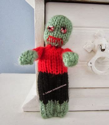 The Little Zombie - Free Halloween Knitting Pattern