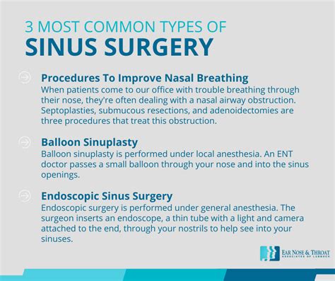 Ear Nose and Throat - 3 Types of Sinus Surgery (and Which Is Right for You)