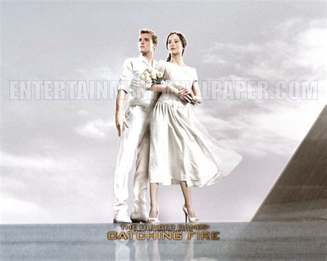 Peeta and Katniss wedding photo | Hunger games catching fire, Katniss, Peeta