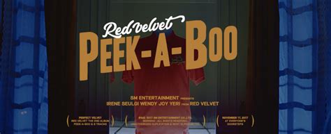 Red Velvet’s Peek-A-Boo MV (Music Video Analysis) - hiatus