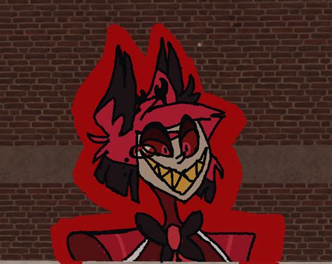 Alastor in roblox spray paint : r/HazbinHotel