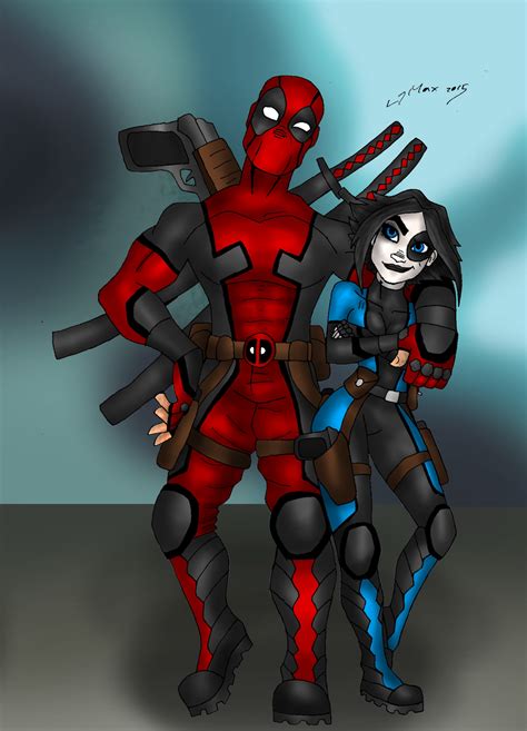 Domino and Deadpool by Hlontro on DeviantArt