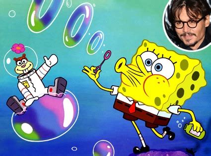 Johnny Depp Surfs Up an Ep of SpongeBob | E! News