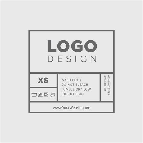 Downloadable Printed Shirt Tag Design Templates | Real Thread ...