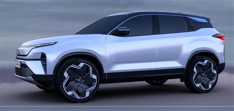 Tata Harrier EV all-wheel drive electric SUV makes India debut at Auto ...