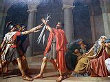 Paris Louvre Painting 1784 Jacques-Louis David - The Oath of the Horatii
