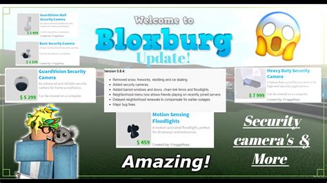 BloxBurg | NEW UPDATE!! | Whats New? | 0.8.4 | 2020 - YouTube