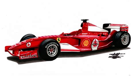 Drawing Ferrari Formula 1