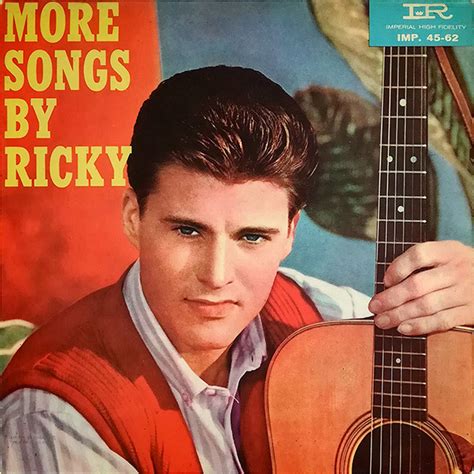 Ricky Nelson – More Songs By Ricky (1960, Vinyl) - Discogs