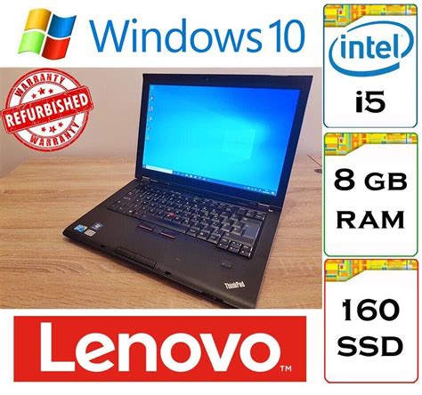 QUICK Lenovo Thinkpad T410S i5 2.6Ghz 8gb Ram 160gb SSD nVidia NVS 3100m Windows 10 Laptop | in ...