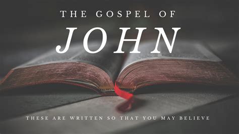 Gospel of John Sermon Series — New Hope Bible Church