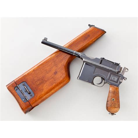 Late Model 1930 Mauser Broomhandle SA Pistol