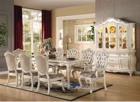 894112 Parma White Dining Set | Von Furniture | Free Shipping