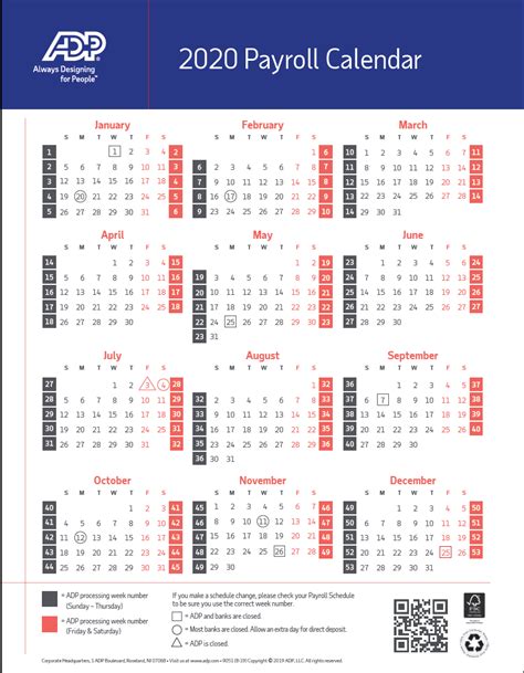 La City Payroll Calendar 2021 | 2021 Calendar