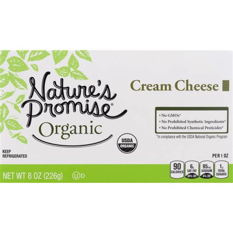 Save on Nature's Promise Organic Cream Cheese Order Online Delivery | Stop & Shop