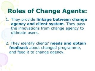 Lesson 28 change agent | PPT