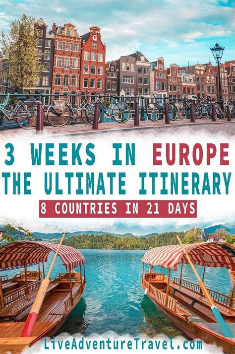 Europe Trip Itinerary 3 Weeks | Printable Templates Free