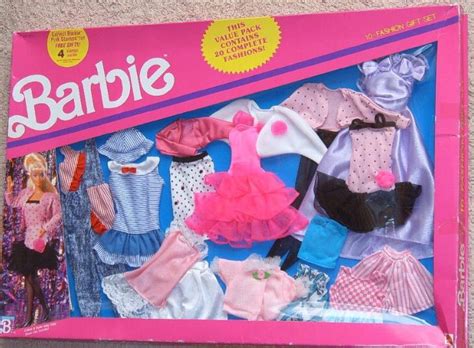 Barbie 1990s Fashion Pack Pink Box | Barbie, Barbie fashion, Barbie 90s