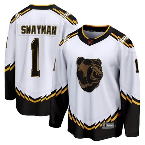 Jeremy Swayman Jersey, Boston Bruins Jeremy Swayman Jerseys & Gear ...