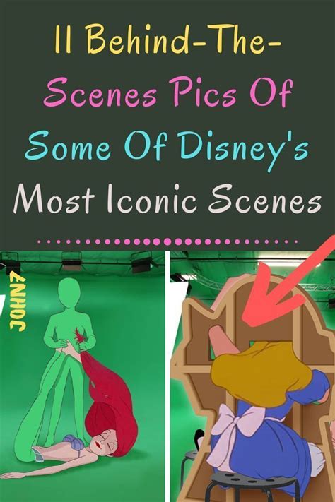 11 behind the scenes pics of some of disney s most iconic scenes – Artofit