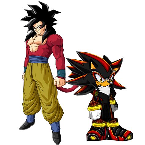 SSJ4 Goku and Utlimate Shadow by CyrilSmith on DeviantArt