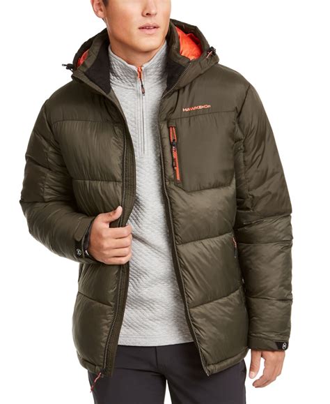 Hawke & Co. Outfitter Men's Puffer Jacket, Created for Macy's & Reviews - Coats & Jackets - Men ...