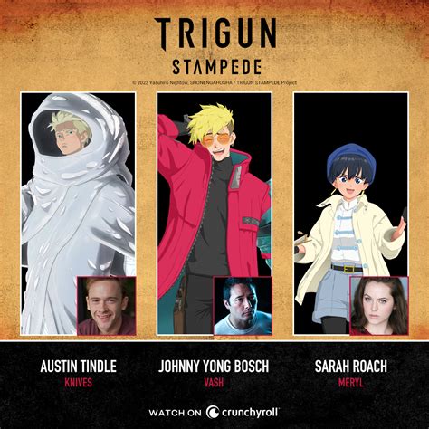 'Trigun Stampede' Reveals English Dub Main Cast Voice Casting - That Hashtag Show