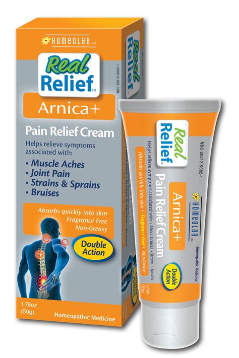 Homeolab Real Relief Arnica Pain Relief Cream, 1.76 Oz - Walmart.com - Walmart.com