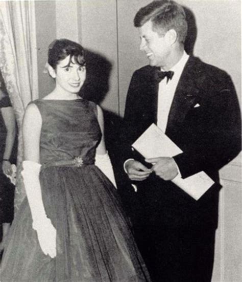 Nancy Pelosi, age 20, with new president JFK in 1961. : r/pics