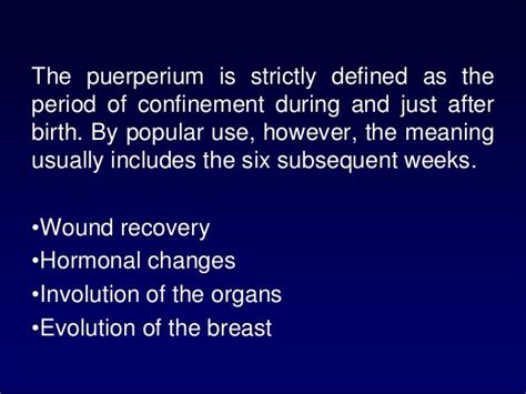 Puerperium