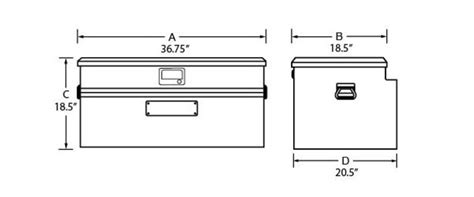 Tradesman Aluminum Flush Mount Truck Tool Box (36in.) - Brite – Evolve ...