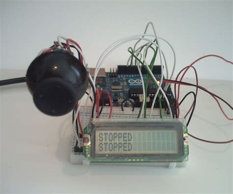 Arduino Joystick Breadboard With LCD Output | Arduino, Arduino projects, Joystick