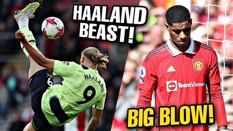 Haaland BICYCLE Kick! | Man Utd 2-0 Everton! - YouTube