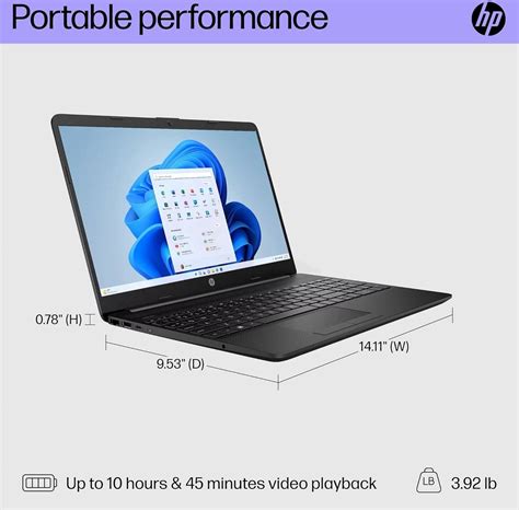 HP 2023 Newest Laptop, 15.6 Inch Display, Intel Pentium Quad-Core ...